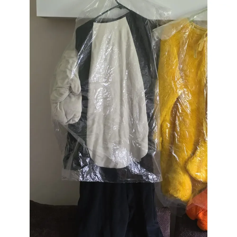 Vintage 1970 Looney Tunes Hand Made Tweety Bird & Sylvester Halloween Costume OS